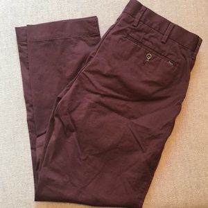 Men’s Polo Ralph Lauren maroon chino pants 31/30